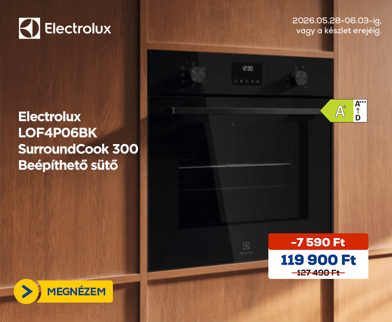 Electrolux LOF4P06BK SurroundCook 300 Beépíthető sütő