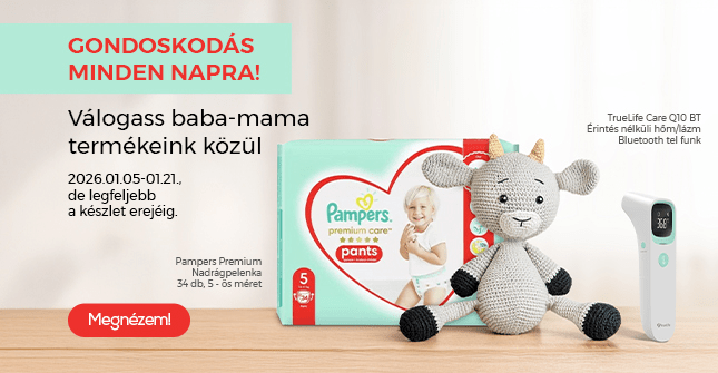 Gondoskodás minden napra! Válogass baba-mama termékeink közül