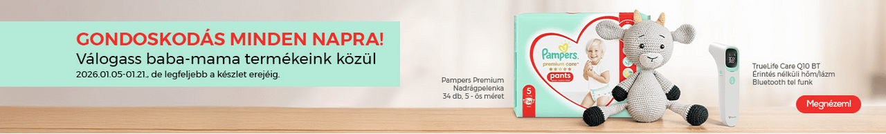 Gondoskodás minden napra! Válogass baba-mama termékeink közül