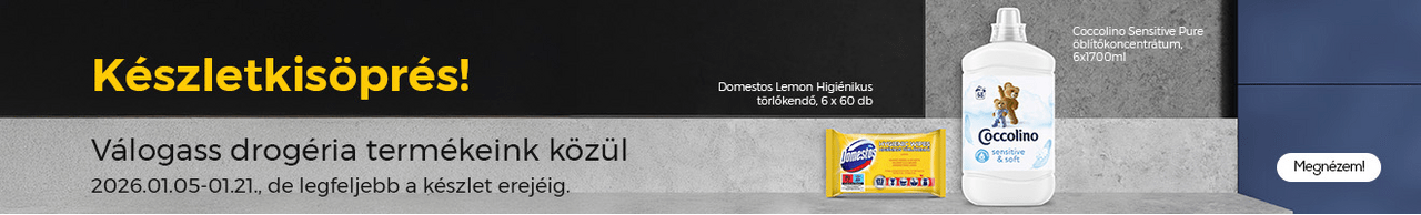Készletkisöprés! Válogass drogéria termékeink közül