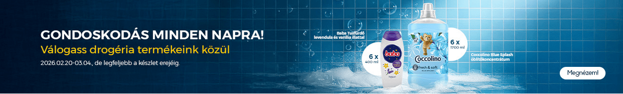 Gondoskodás minden napra! Válogass drogéria termékeink közül
