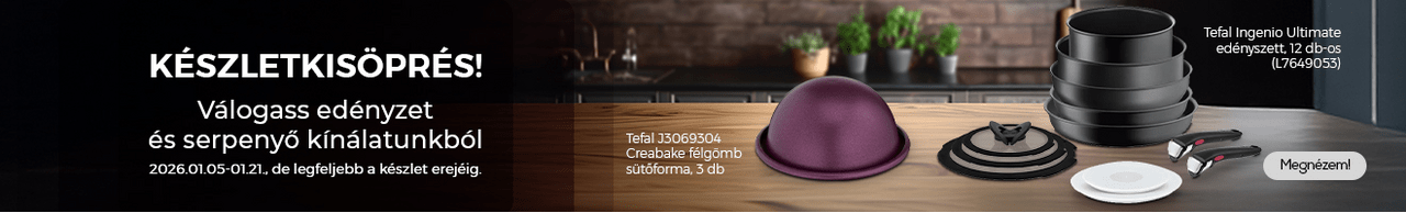 Készletkisöprés! Válogass edényzet és serpenyő kínálatunkból