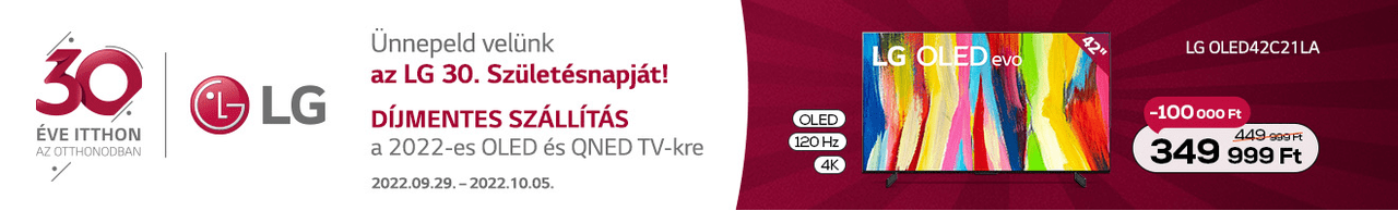 LG TV díjmentes szállítással