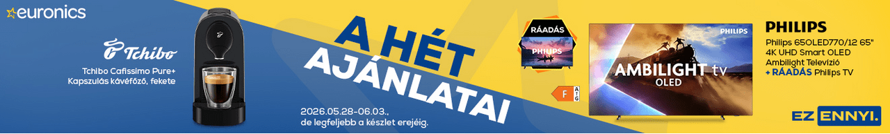 Hét ajánlatai az Euronicsnál! Ez ennyi.