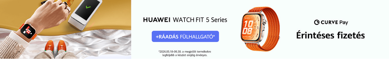 Huawei Watch Fit 5 és 5 Pro ráadás fülhallgatóval