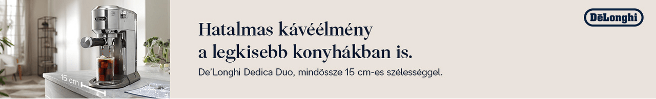 Hatalmas kávéélmény a legkisebb konyhákban is.