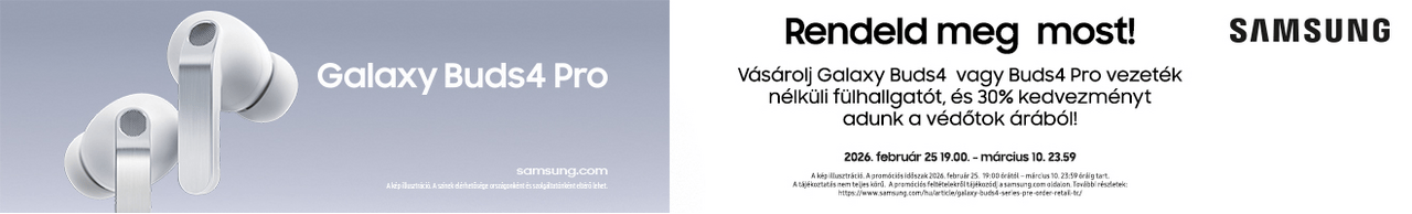 Megérkezett a Samsung Galaxy Buds4 és Buds4 Pro