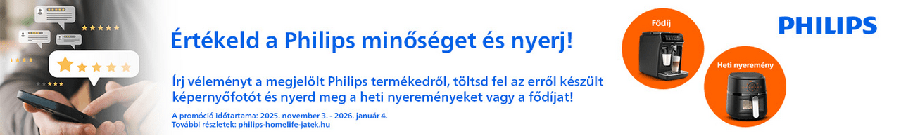 Philips: Értékeld a terméket és nyerj!