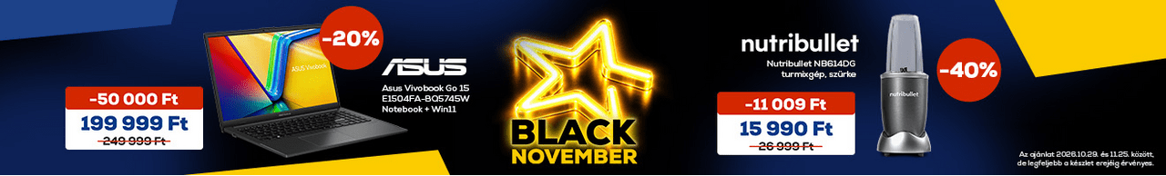 Black november az Euronics-nál!