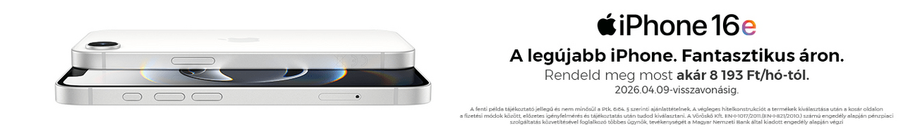 iPhone 16e - A legújabb iPhone fantasztikus áron