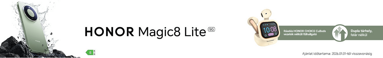 Megérkezett a HONOR Magic8 Lite