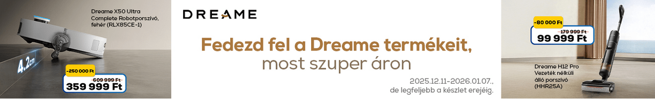Dreame termékek kedvezménnyel