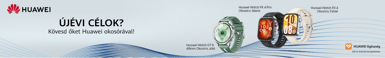 Újévi célok? Kövesd őket Huawei okosórával