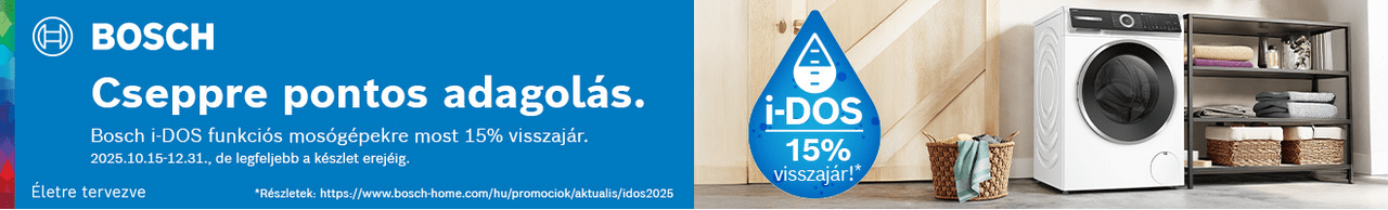 Bosch i-Dos mosógép akció