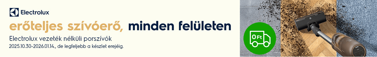 Electrolux kisgépek díjmentes szállítással