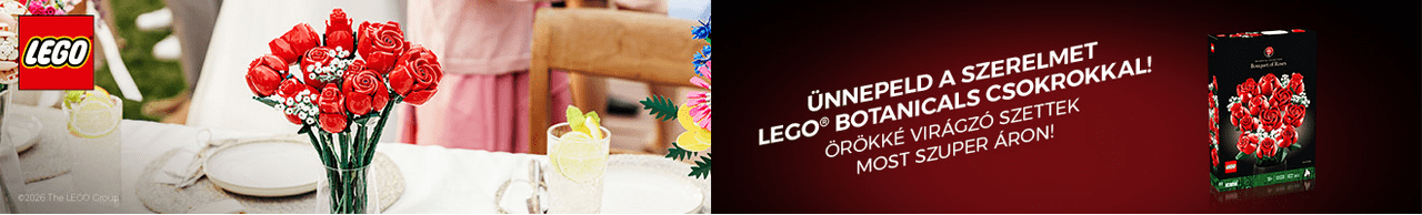 Ünnepeled a szerelmet LEGO® botanicals csokrokkal!