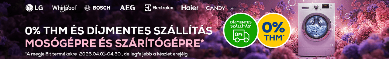 Töltsd meg, indítsd el, élvezd a friss ruhákat! Mosógépek, szárítógépek, mosó-szárítók