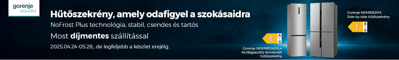 Gorenje hűtőszekrények és fagyasztók