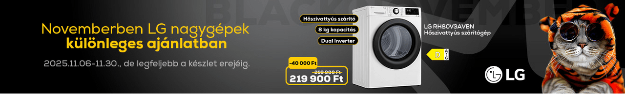 Novemberben LG nagygépek különleges ajánlatban