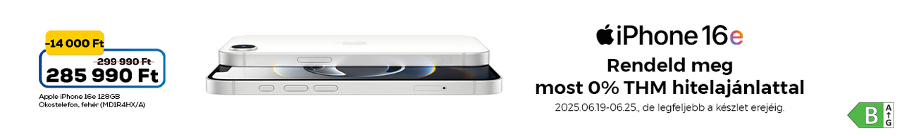 Apple iPhone 0% THM ajánlat