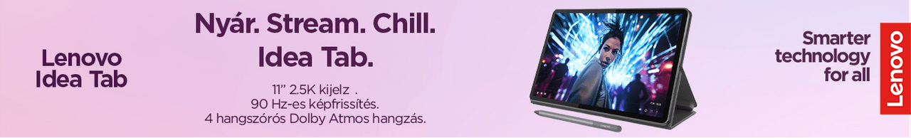 Nyár. Stream. Chill. Idea Tab. Ez ennyi!