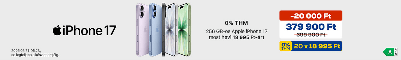 iPhone 17 0 % THM ajánlattal
