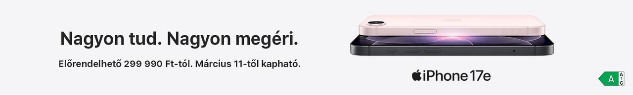 Megérkezett az iPhone 17e