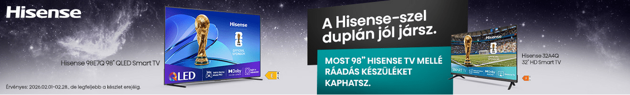 Dupla képernyő. Dupla élmény.