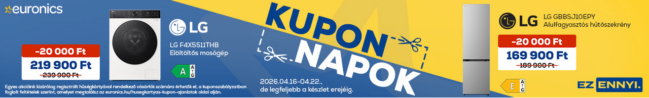 Kupon napok az Euronicsnál!
