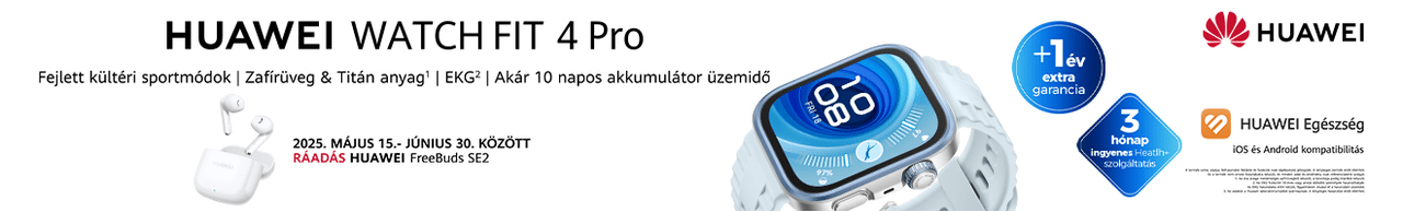 Huawei Fit 4 Pro ráadással