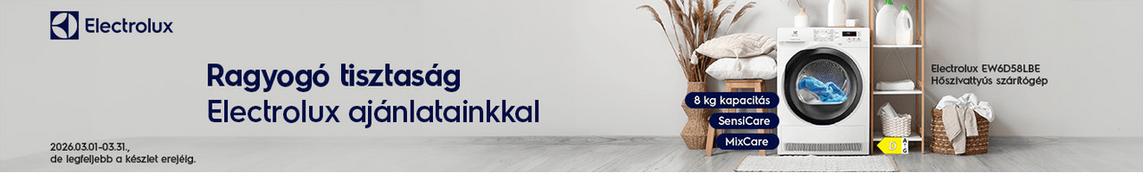 Ragyogó tisztaság Electrolux ajánlatainkkal. Ez ennyi!