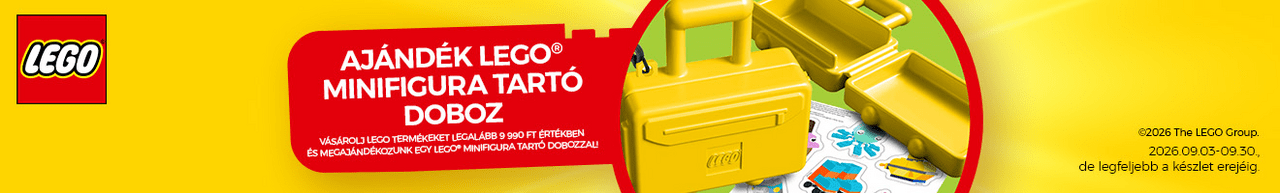 Ajándék LEGO® minifigura tartó doboz