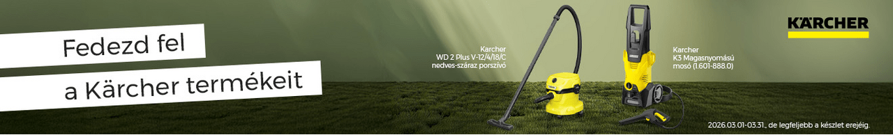 Kärcher online kampány március 03.31