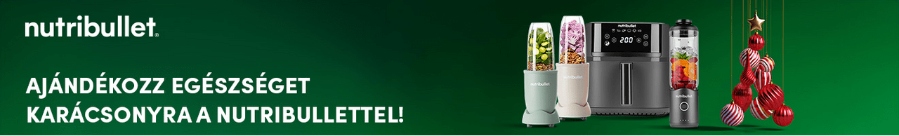 Ajándékozz egészséget Karácsonyra a Nutribullettel!