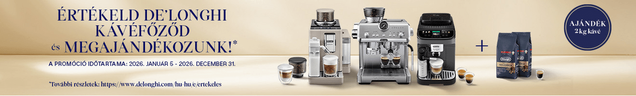 De'Longhi ráadás ajándékcsomag