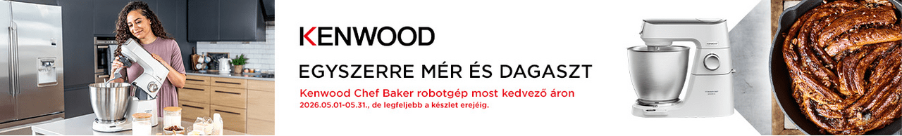 Kenwood egyszerre mér és dagaszt