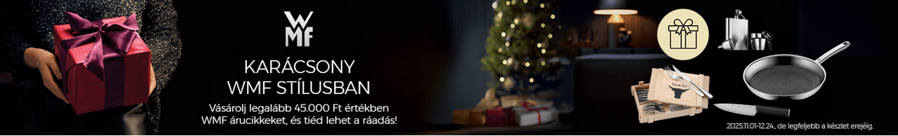 WMF karácsonyi promóció ráadással