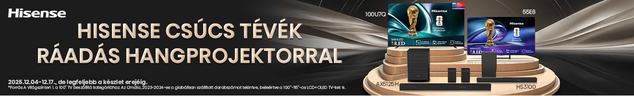 Hisense televíziók ráadással