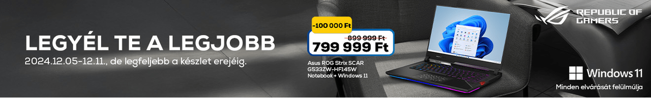 Asus gamer notebookok