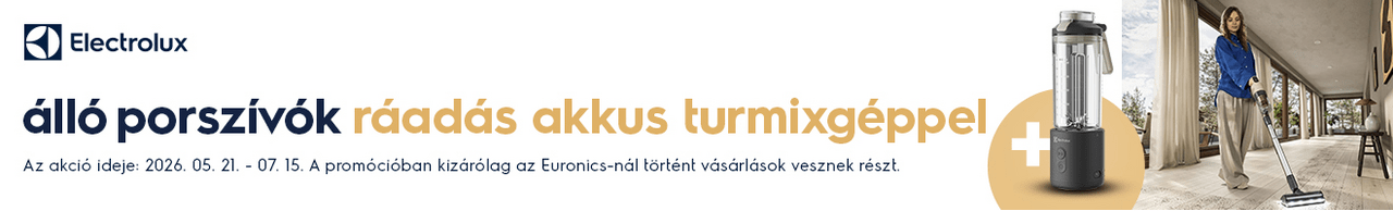 Electrolux Álló porszívók ráadás akkus turmixgéppel. Ez ennyi!
