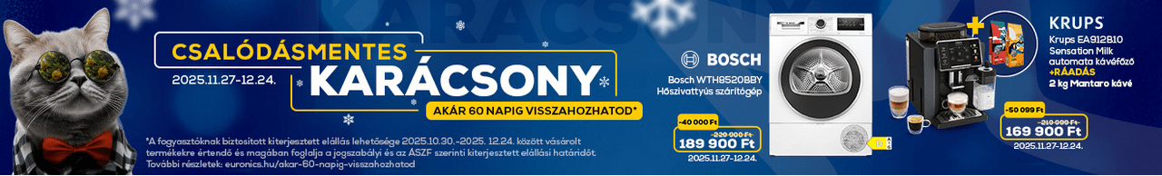 Csalódásmentes Karácsony az Euronicsban! Ez ennyi.
