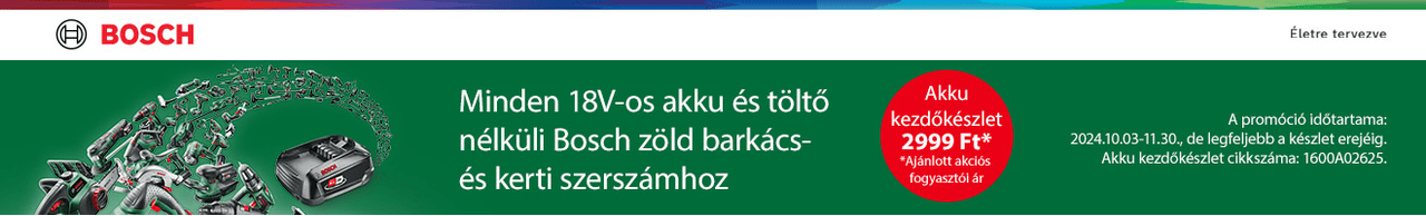 Bosch akku nélküli gépek starter szett