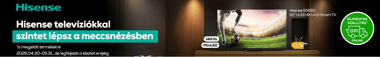 Hisense televíziók most szintet lépsz a meccsnézésben!