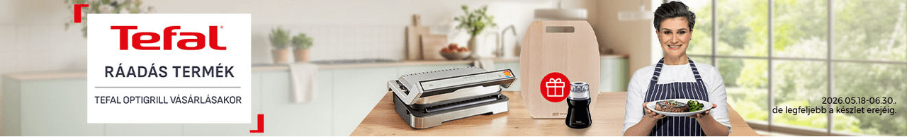 Tefal OptiGrill ráadás termékkel