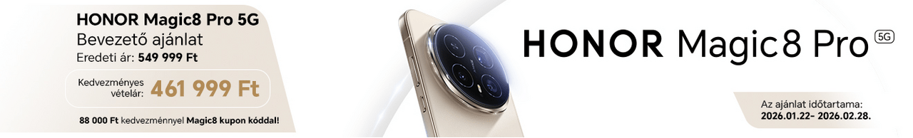 Megérkezett a HONOR Magic8 Pro
