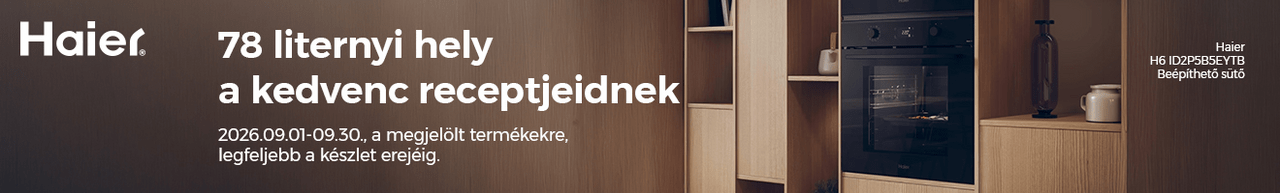 Haier beépíthető készülékek – Sütők, főzőlapok | Euronics