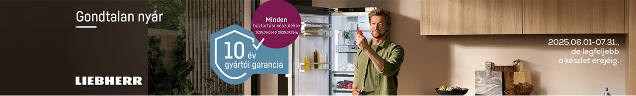Vásárolj Liebherr hűtőszekrényt 10 év garanciával!