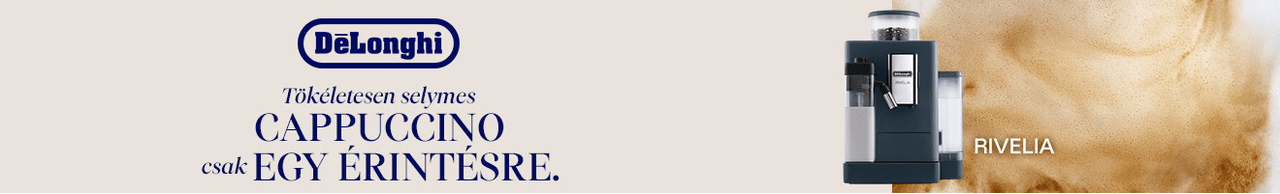 Tökéletesen selymes cappuccino csak egy érintésre