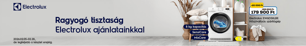 Ragyogó tisztaság Electrolux ajánlatainkkal