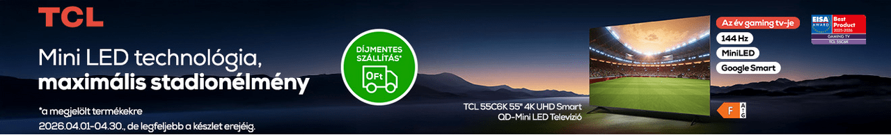 Mini LED technológia, maximális stadion élmény. Ez ennyi!